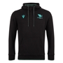 Connacht Mens Hoodie Black - 2025 - Front 