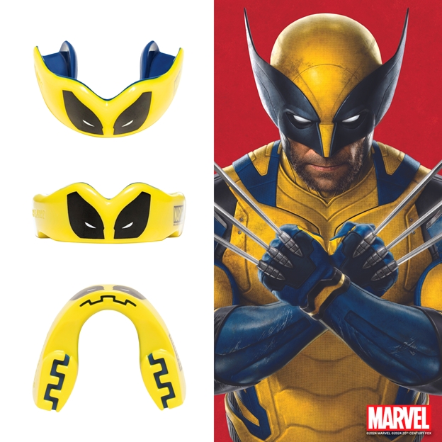 SafeJawz Marvel Wolverine Mouthguard Character art