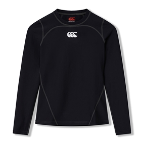 Canterbury Womens Baselayer Training Top Black - Front View