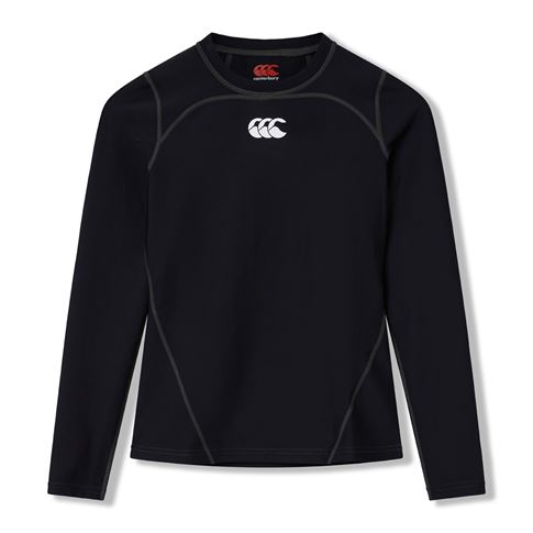 Canterbury Womens Baselayer Training Top Black - Front View