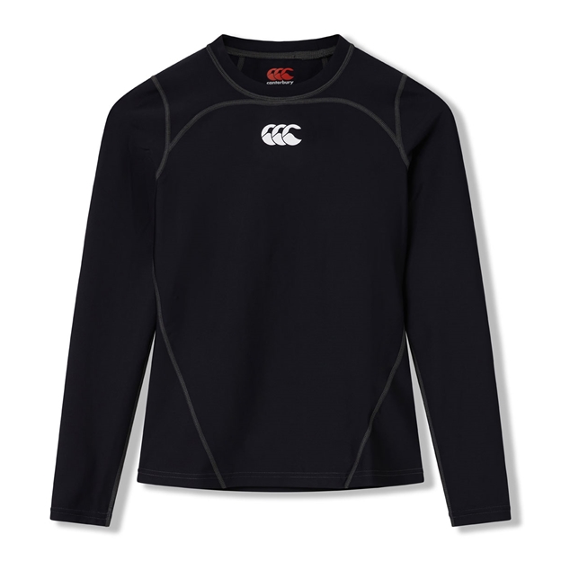 Canterbury Womens Baselayer Training Top Black - Front View