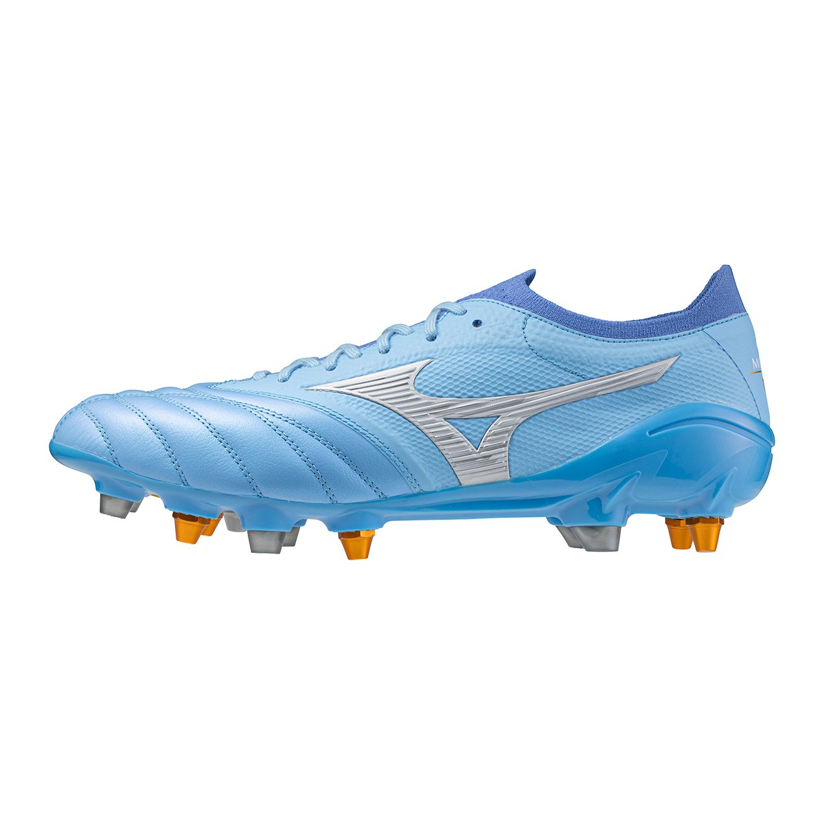 【ほぼ新品】MIZUNO MORELIA NEO IVβ JAPAN Ltd Mizuno Adults Morelia Neo IV ?eta Japan Mix Rugby Boots - Blue