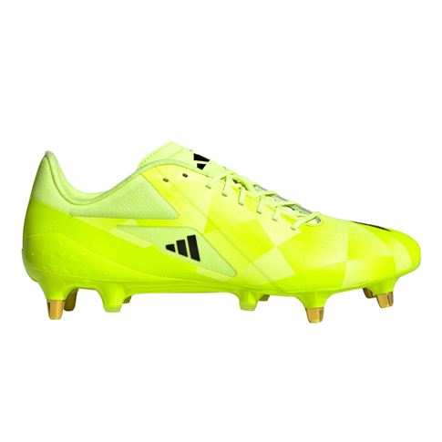 adidas Adults Adizero RS15 Pro Soft Ground Rugby Boots Yellow - Outstep adidas Adults Adizero RS15 Pro Soft Ground Rugby Boots Yellow - Outstep