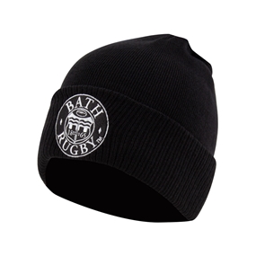 Bath Club Beanie 25/26 Black - Front