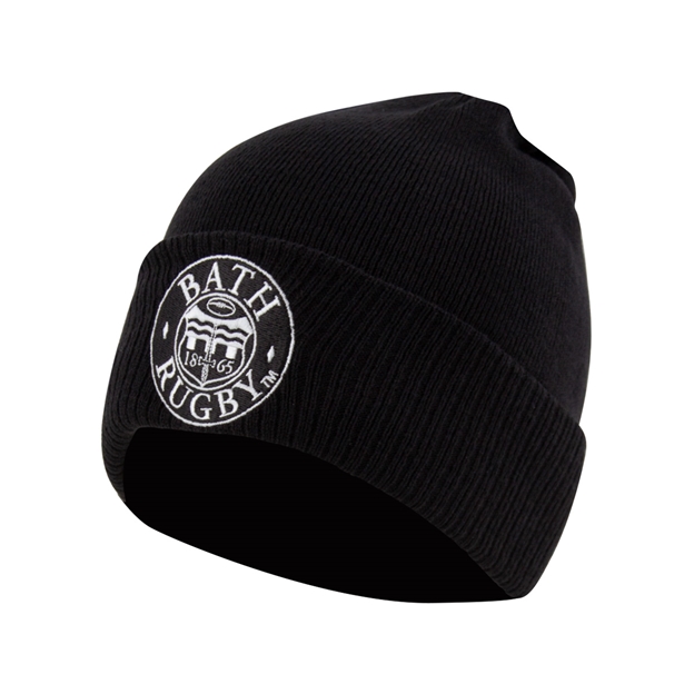 Bath Club Beanie 25/26 Black - Front