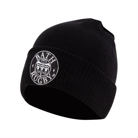 Bath Club Beanie 25/26 Black - Front Bath Club Beanie 25/26 Black - Front