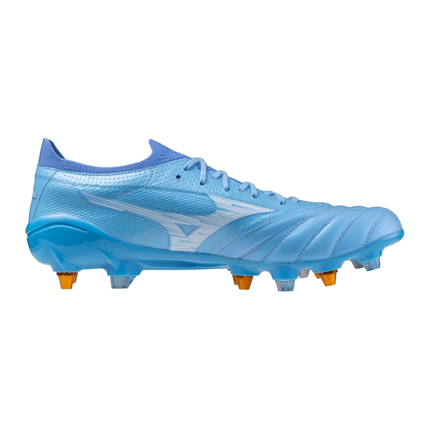 Mizuno Adults Morelia Neo IV Βeta Elite Mix Rugby Boots Unity Sky - Instep