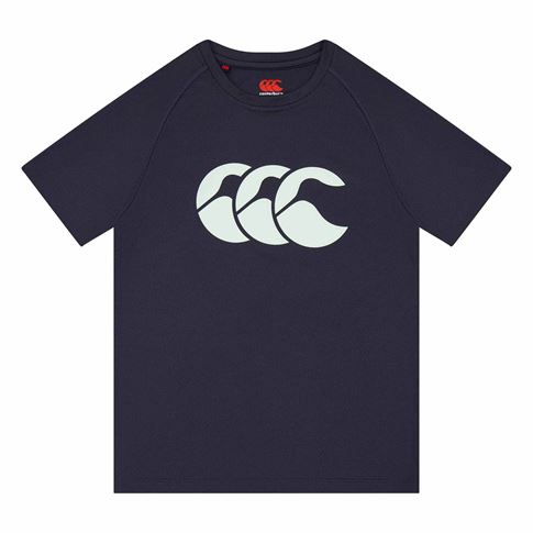 Canterbury Kids Tempo+ Training T-Shirt flat front shot Canterbury Kids Tempo+ Training T-Shirt flat front shot