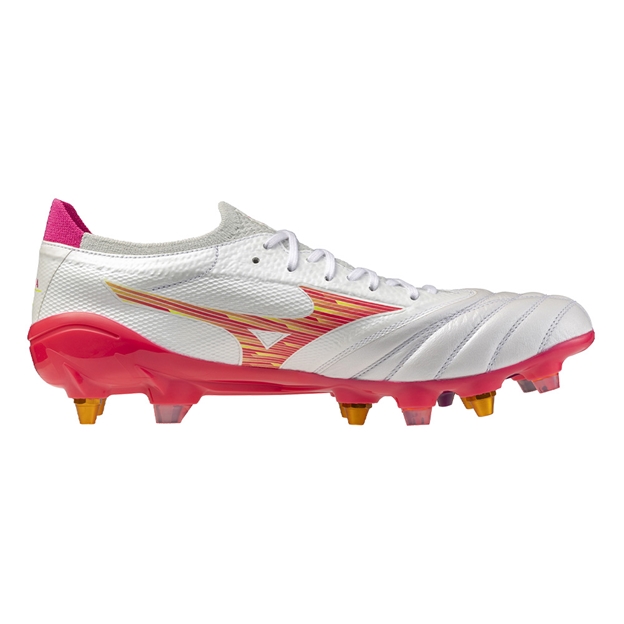 Mizuno Adults Morelia Neo IV Βeta Elite Mix Rugby Boots Blazing Flair - instep