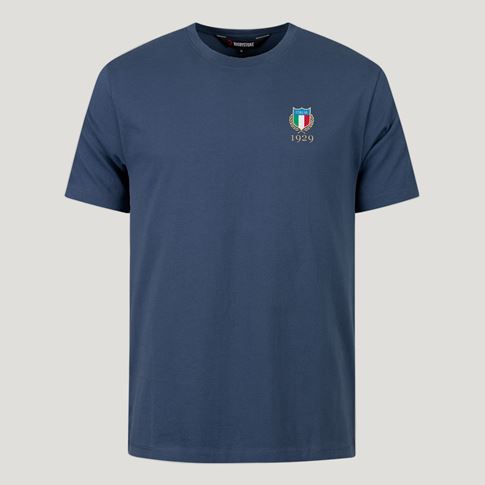 Italy 1929 Pure Cotton T-Shirt – Petrol Blue