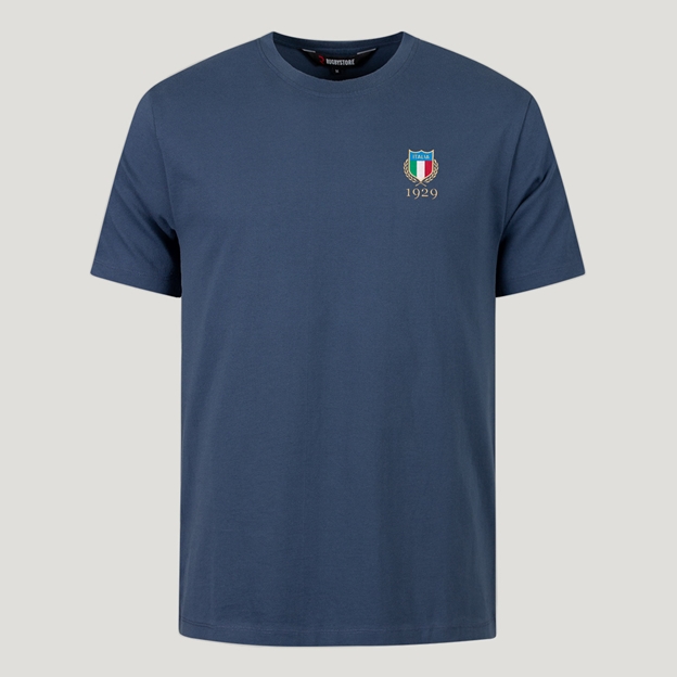 Italy 1929 Pure Cotton T-Shirt - Petrol Blue