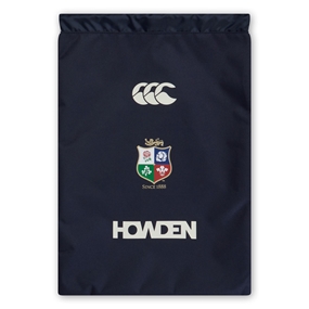 British and Irish Lions Gym Sack Navy - Front