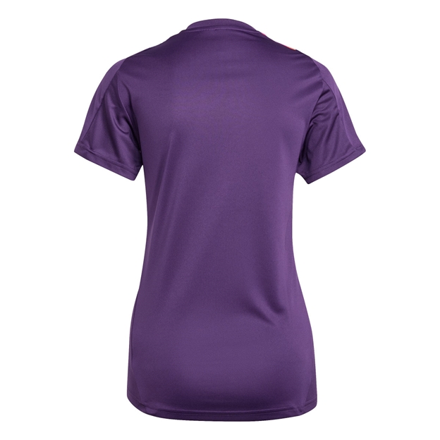 Black Ferns Womens Performance T-Shirt Purple 25/26 - Back