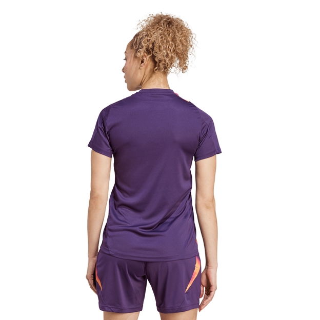 Black Ferns Womens Performance T-Shirt Purple 25/26 - Model Back