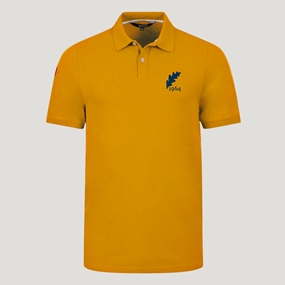 Romania 1964 Polo Heritage Pure Cotton Polo Gold - Front View