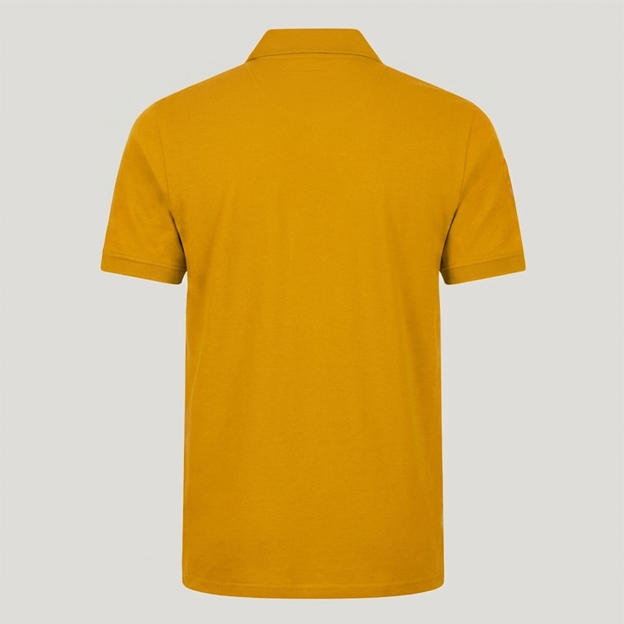 Romania 1964 Polo Heritage Pure Cotton Polo Gold - Back View