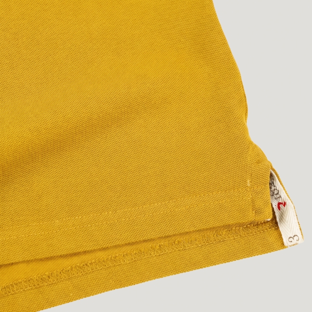 Romania 1964 Polo Heritage Pure Cotton Polo Gold - Hem Close-up