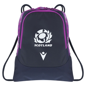 Scotland Gym Sack 25/26 Navy - Front
