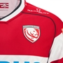 Gloucester Kids Home Rugby Shirt 25/26 Red - Gloucester Rugby Badge 