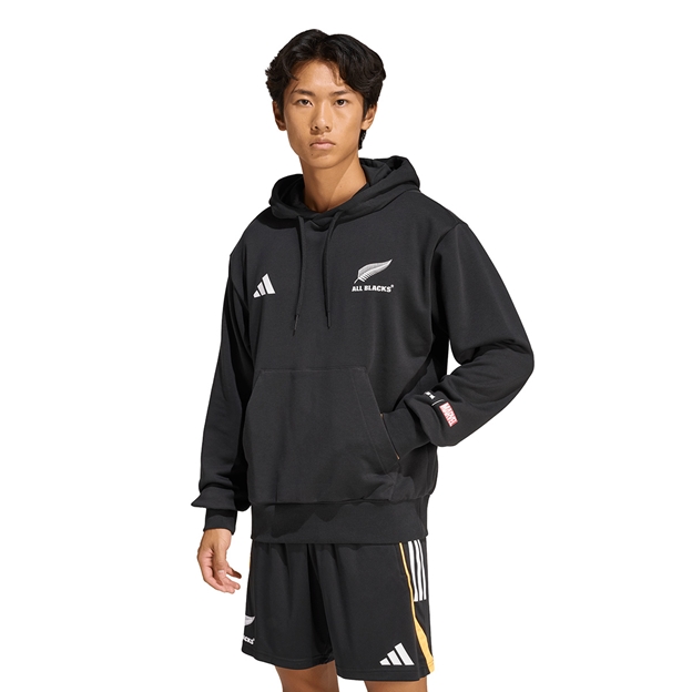 All Blacks Marvel Adults Hoody 25/26 - Model Front View
