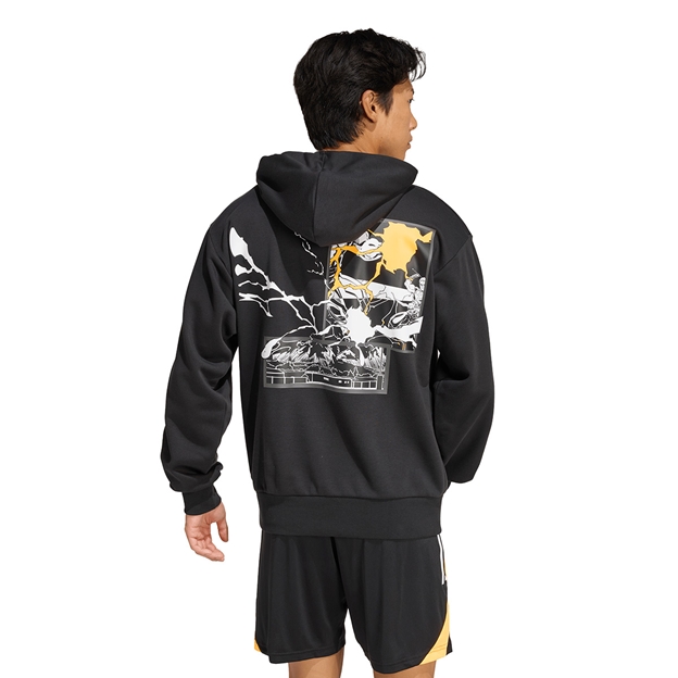 All Blacks Marvel Adults Hoody 25/26 - Model Back View