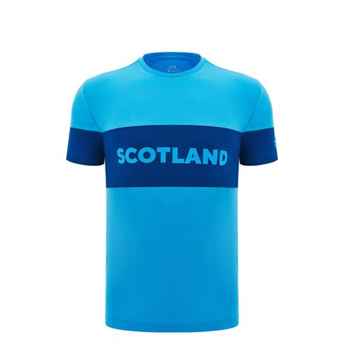 Scotland Juniors Cotton T-Shirt - Sky Blue - 2025 - Front Scotland Juniors Cotton T-Shirt - Sky Blue - 2025 - Front