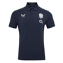 England Mens Travel Short Sleeve Polo 25-26 Inkwell - Front 