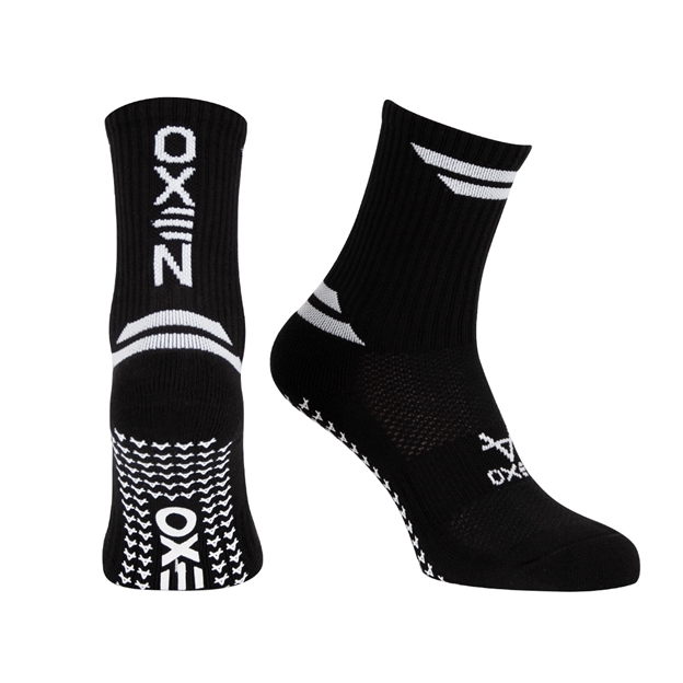 OXEN Adults Grip Socks - Black/White