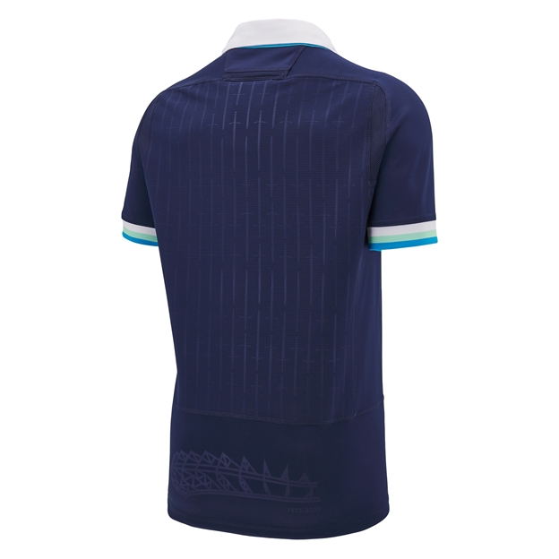 Scotland Mens Home Rugby Shirt Slim Fit - Short Sleeve - 24/25