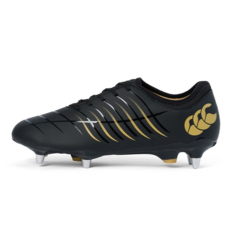 Canterbury Adults Phoenix 2.0 Team Soft Ground Rugby Boots Black - Outstep