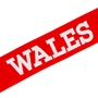 Wales Scarf 25/26 Red - Close-up 