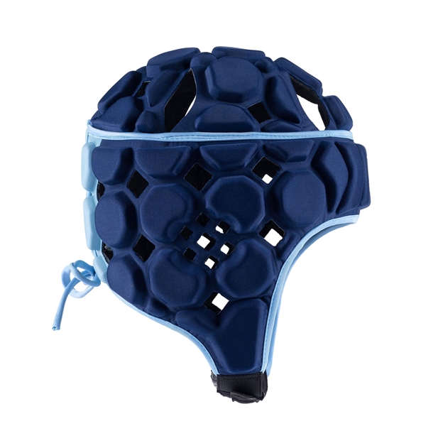 Gilbert Octane Headguard Navy/Sky - Right Side View