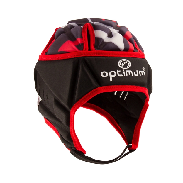 Optimum Adults Razor Headguard Red - Front