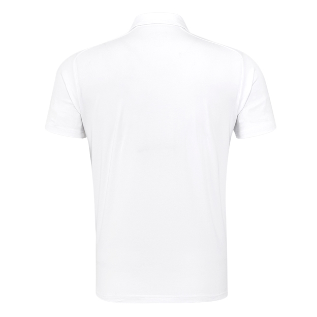 England Mens Travel Short Sleeve Polo 25-26 Bright White - Back