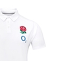 England Mens Travel Short Sleeve Polo 25-26 Bright White - RFU Rose 
