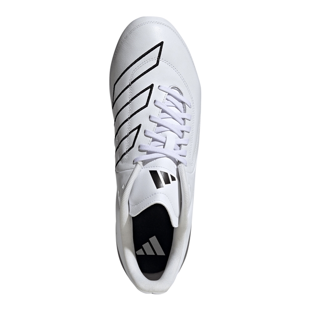 adidas Adults RS15 Elite Soft Ground Rugby Boots White - Top