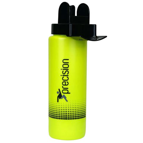 Precision Team Hygiene Water Bottle Lime/Black - Front Precision Team Hygiene Water Bottle Lime/Black - Front