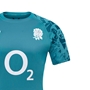 England Mens Contact Short SleeveTraining Jersey 25/26 Reflecting Pond - RFU 