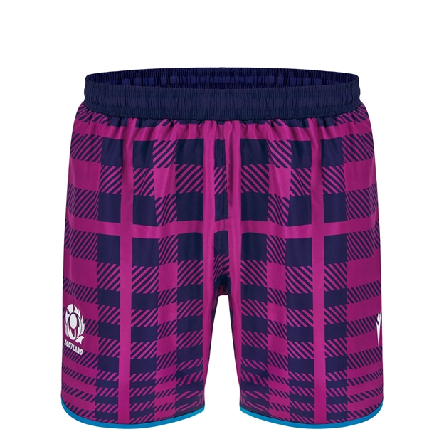 Scotland Junior Swim Shorts 25/26 Purple/Navy - Front