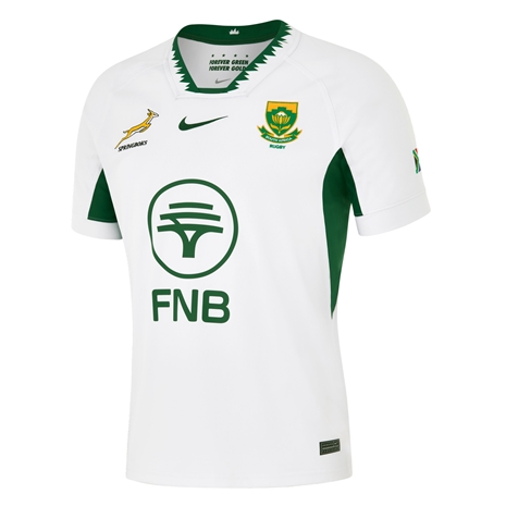South Africa Springboks Mens Stadium Jersey Away 25/26 - Front