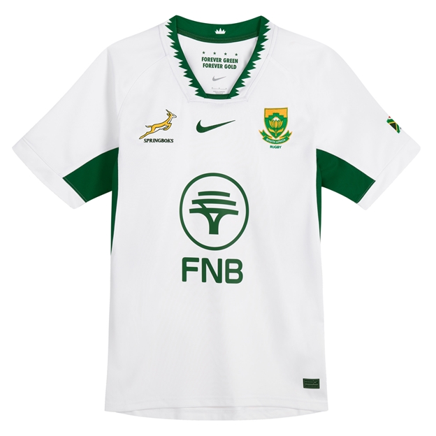 South Africa Springboks Mens Stadium Jersey Away 25/26 - Flat