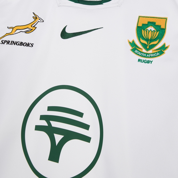 South Africa Springboks Mens Stadium Jersey Away 25/26 - Close-up