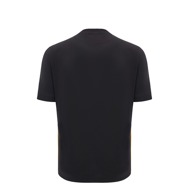 Wales Kids Travel Cotton T-Shirt - Black 2025 - Back