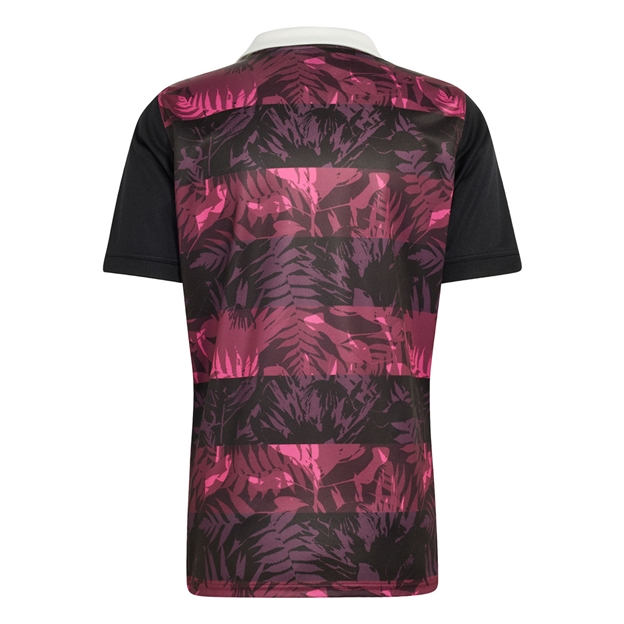 All Blacks Mens 'Greatest Rivalry' Training Rugby Shirt 26/27 Maroon - Back View