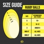 Optimum Street II Rugby Ball - Size Guide 