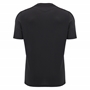 Wales Mens Poly Training Shirt - Black - Short Sleeve -2025 - Back 