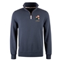 R1823 Japan 1866 Quarter Zip Top - Petrol Blue 