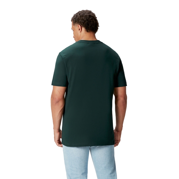British and Irish Lions Mens Cotton T-Shirt Green - Model Back