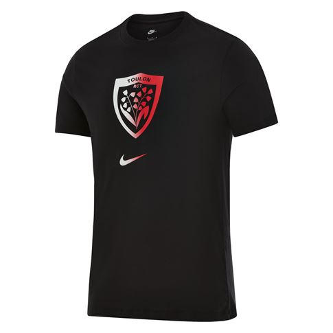 Toulon Adults T-Shirt 26/27 Black - Front View