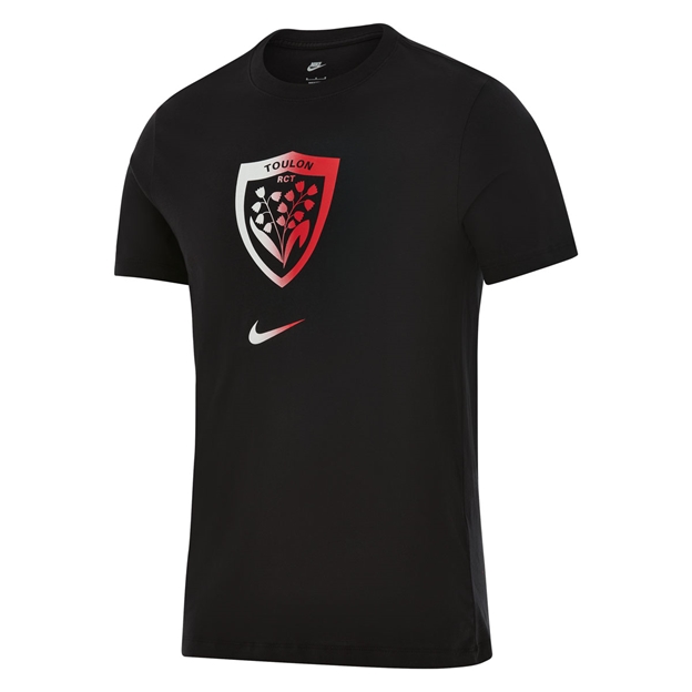 Toulon Adults T-Shirt 26/27 Black - Front View